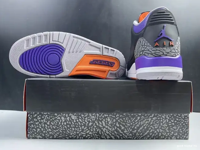 80% Off Sale Black CT8532 Air 3 Court Retro 050 Jordan Purple 0509